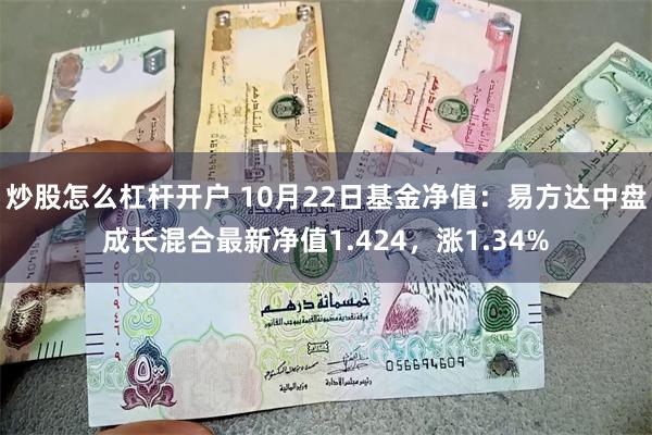 炒股怎么杠杆开户 10月22日基金净值：易方达中盘成长混合最新净值1.424，涨1.34%