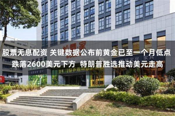 股票无息配资 关键数据公布前黄金已至一个月低点 跌落2600美元下方  特朗普胜选推动美元走高