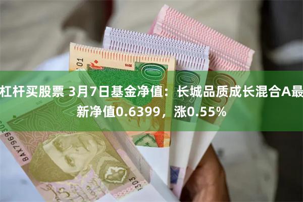 杠杆买股票 3月7日基金净值：长城品质成长混合A最新净值0.6399，涨0.55%